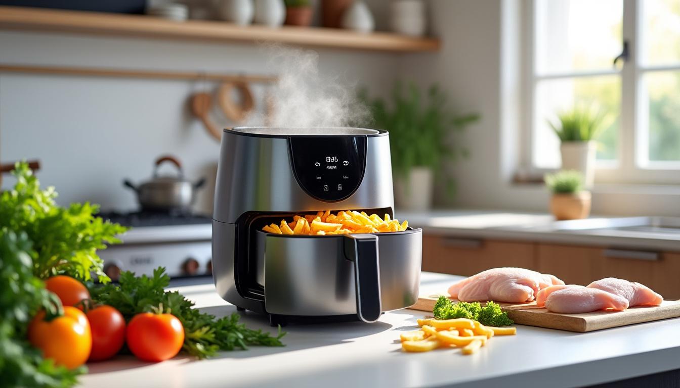 découvrez comment la friteuse à air transforme la cuisine quotidienne grâce à une cuisson rapide, saine et savoureuse. adoptez cet appareil révolutionnaire pour des repas délicieux sans huile.