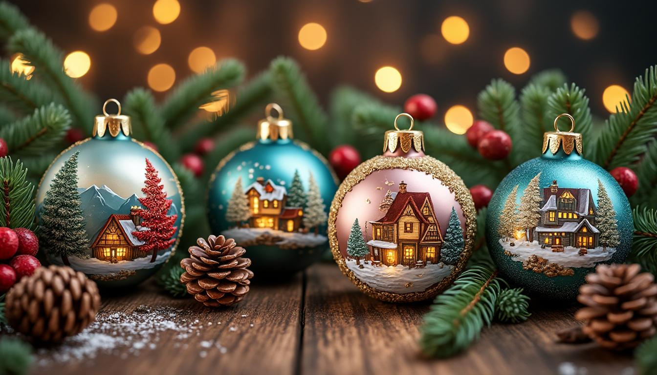découvrez des idées créatives de boules de noël dessinées à la main pour décorer vos fêtes de manière originale et festive. inspirez-vous et personnalisez votre sapin avec style !