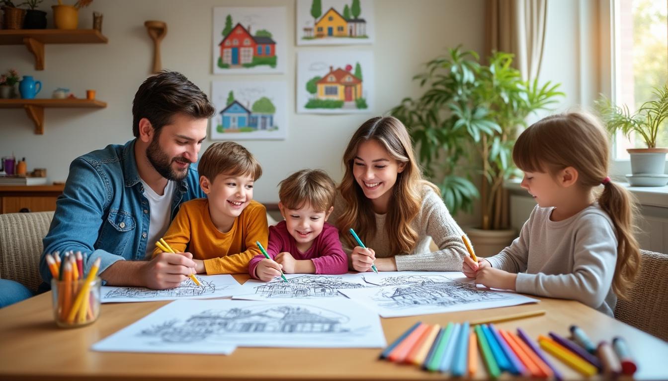 découvrez 5 astuces pour transformer le coloriage en maison en un moment créatif et convivial à partager en famille. stimulez l'imagination de vos enfants tout en renforçant les liens familiaux.