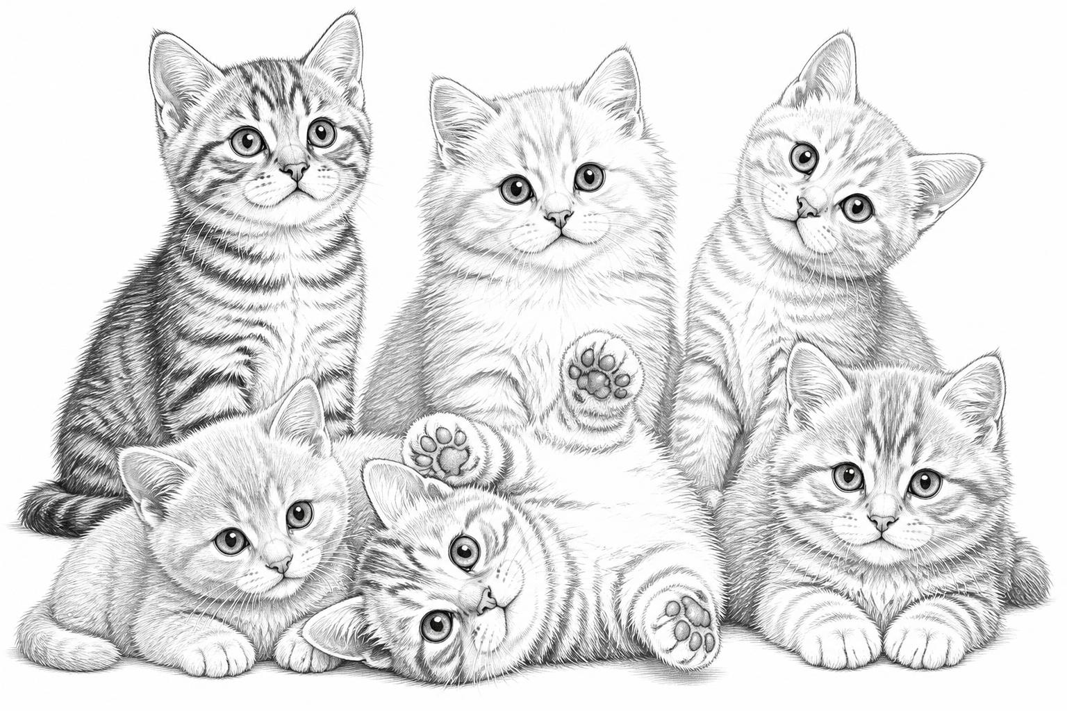 découvrez notre sélection de coloriages de chatons à imprimer, parfaits pour petits et grands fans. des modèles adorables pour s'amuser et développer la créativité.