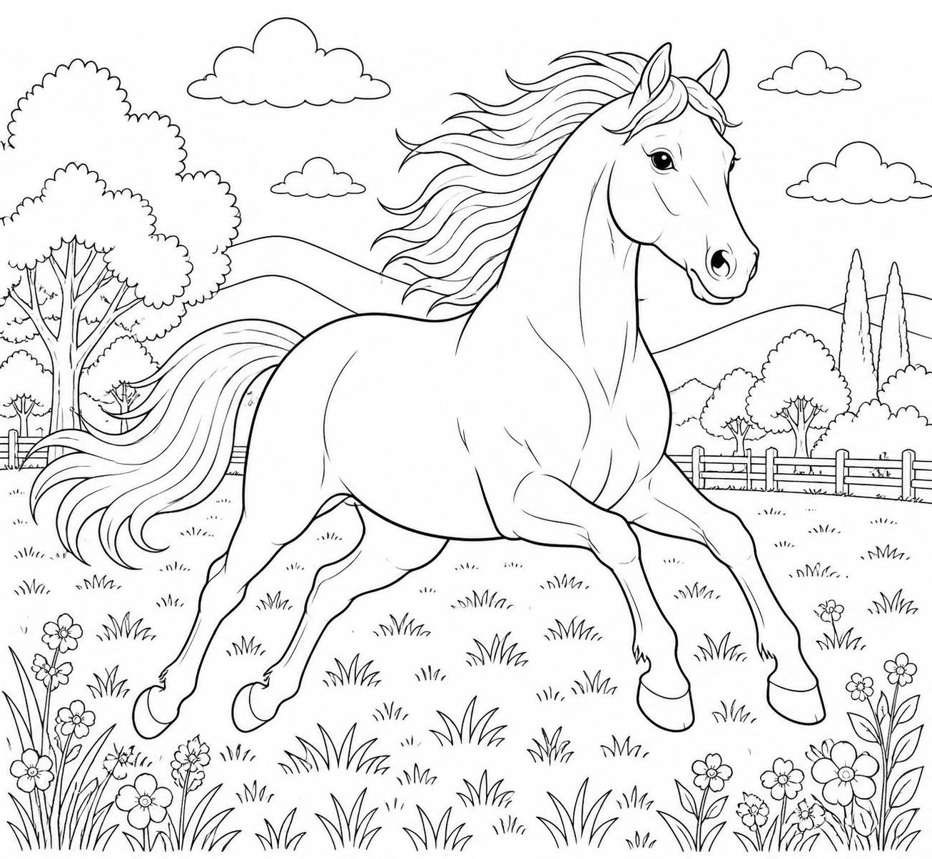 découvrez notre sélection de coloriages de chevaux à imprimer, adaptés à tous les âges avec des modèles variés pour divertir petits et grands.