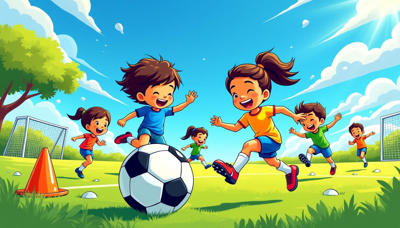 amusez vos petits fans de football avec notre sélection de coloriages foot originaux et amusants, parfaits pour éveiller leur créativité autour du ballon rond.