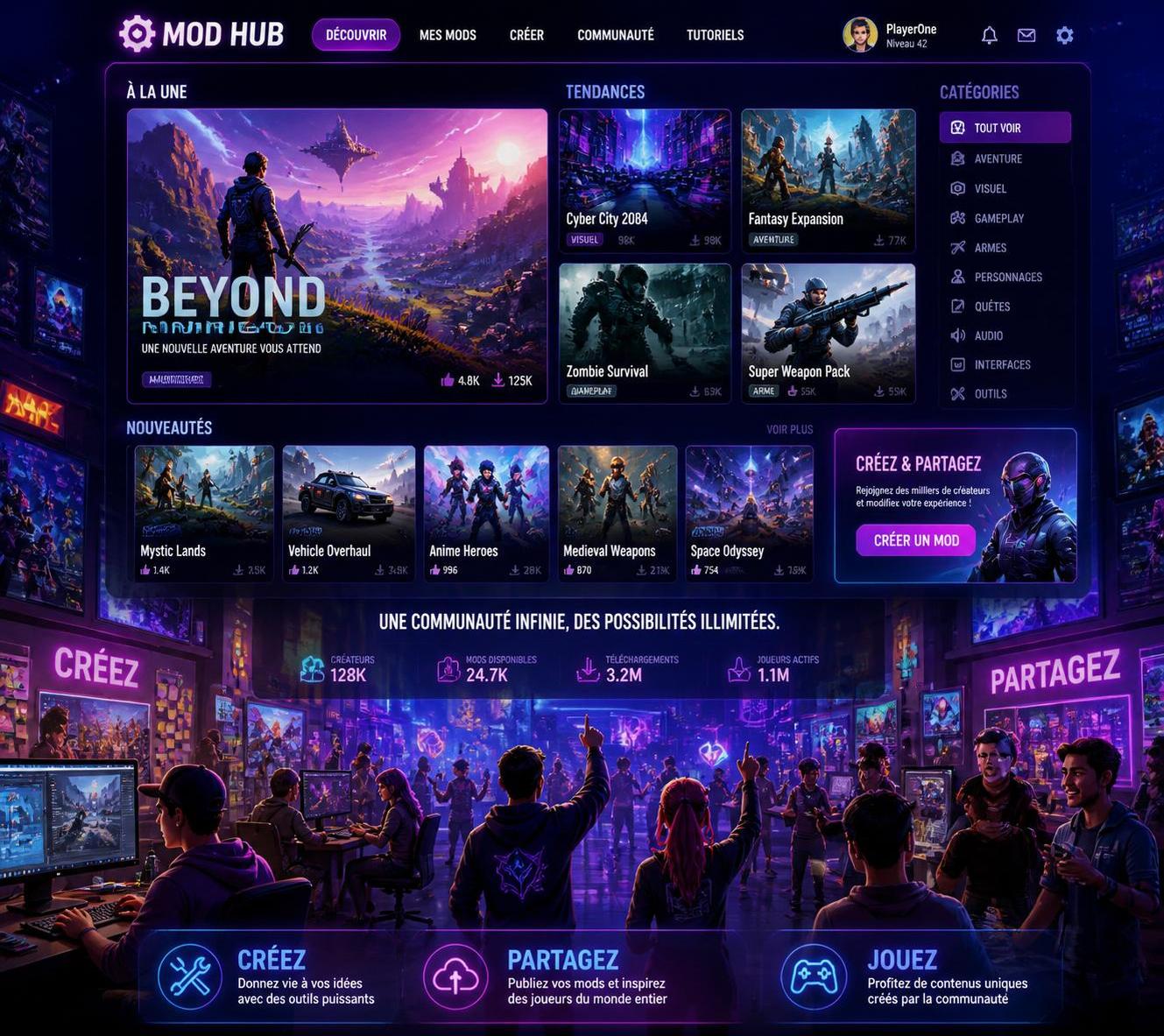 découvrez mod hub, l’outil indispensable pour personnaliser facilement vos jeux vidéo préférés et enrichir votre expérience de jeu avec des mods uniques.