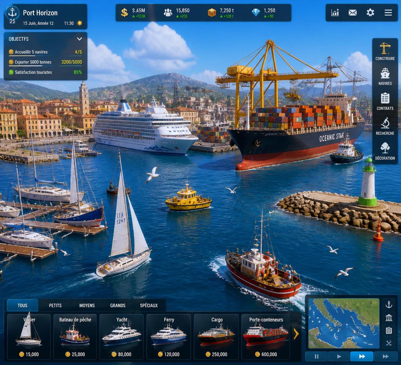 découvrez seaport odlm, le nouveau jeu de simulation maritime qui passionne les amateurs de loisirs nautiques. explorez des océans réalistes, gérez votre flotte et vivez une aventure immersive sur l'eau.