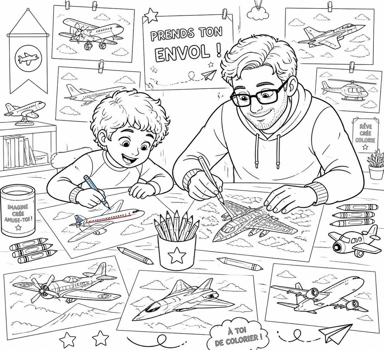 découvrez 5 modèles d'avions à colorier pour émerveiller petits et grands fans d'aviation. activité ludique et créative pour tous les âges !