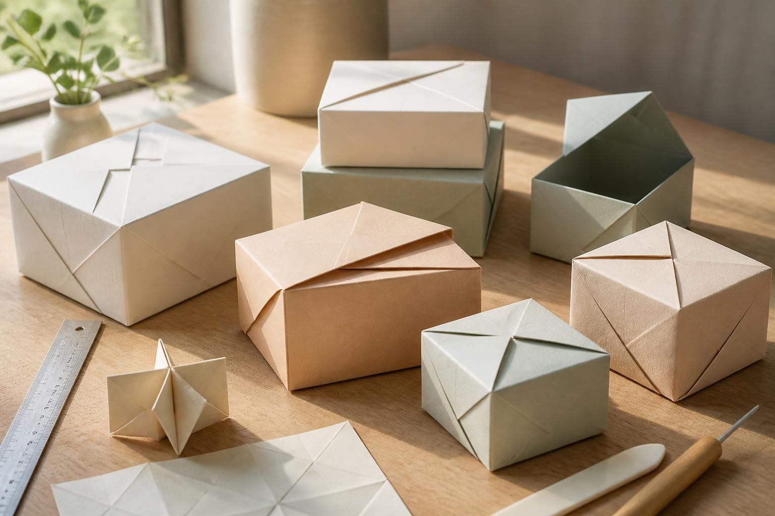 découvrez nos astuces pour créer des boîtes en origami élégantes et pratiques, idéales pour offrir ou ranger vos petits objets avec style.