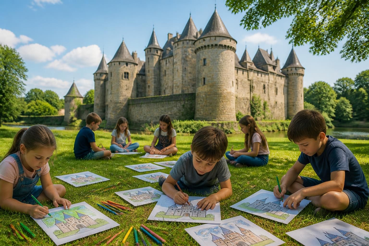 découvrez comment choisir des dessins de château à colorier qui stimulent l'imagination et la créativité de vos enfants, avec des conseils pratiques pour un apprentissage ludique et artistique.