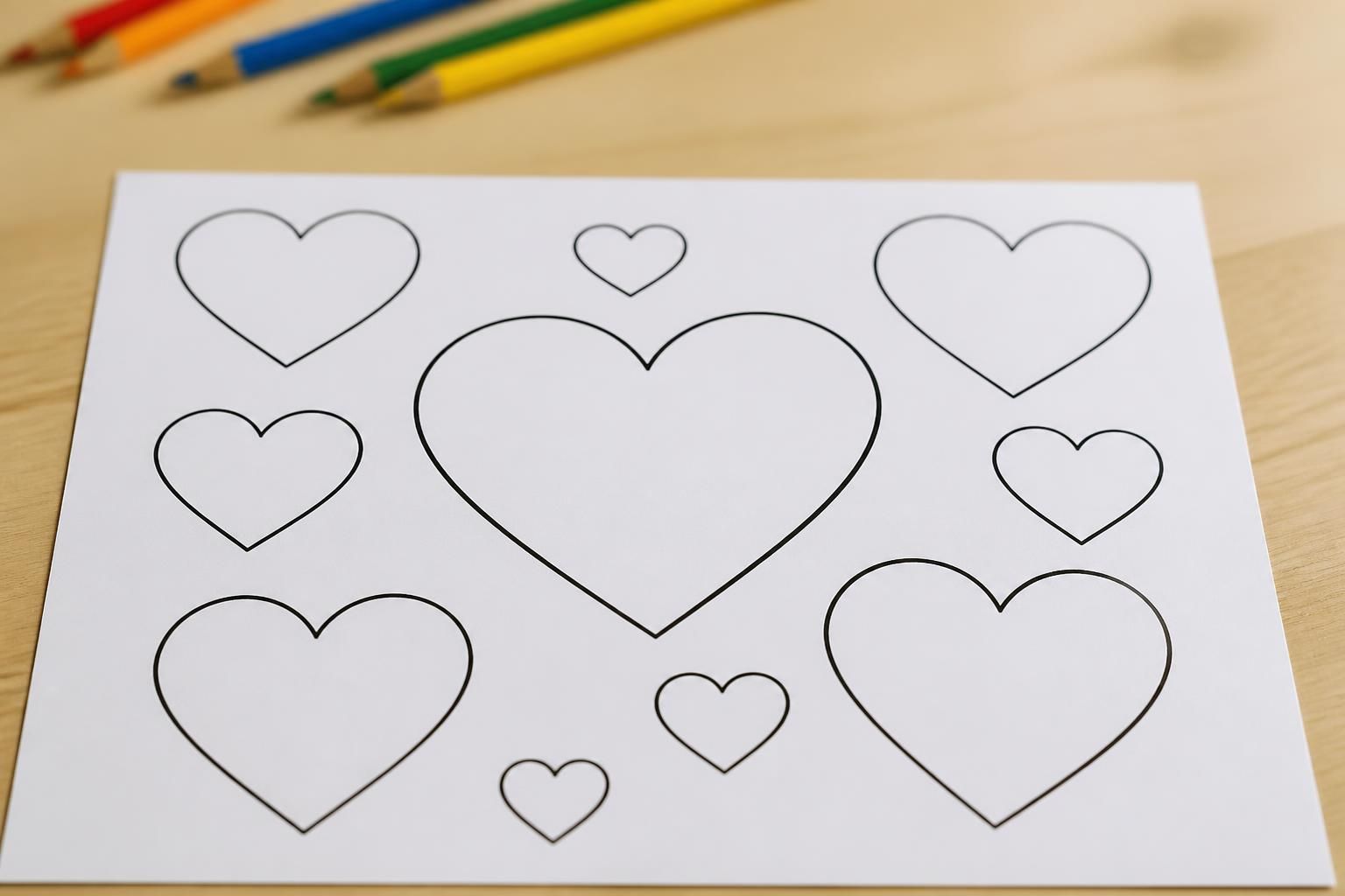 découvrez une sélection de cœurs à colorier et à imprimer, parfaits pour les petits et grands artistes. des modèles simples et ludiques pour exprimer votre créativité en toute convivialité.