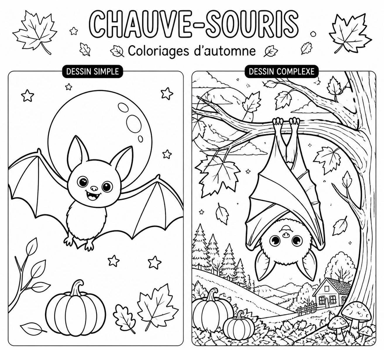 découvrez des idées originales de coloriage chauve-souris pour animer vos activités d’automne et stimuler la créativité des enfants.