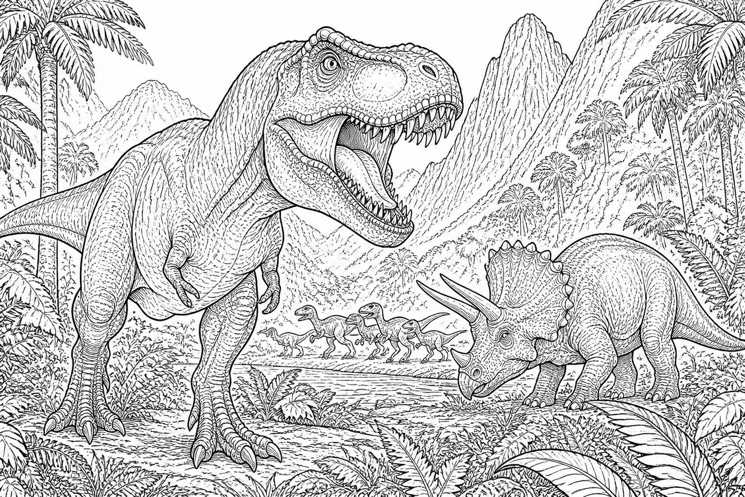 découvrez notre collection de coloriages jurassic world à imprimer, parfaite pour les fans de dinosaures. plongez dans l'aventure préhistorique en coloriant vos créatures préférées !