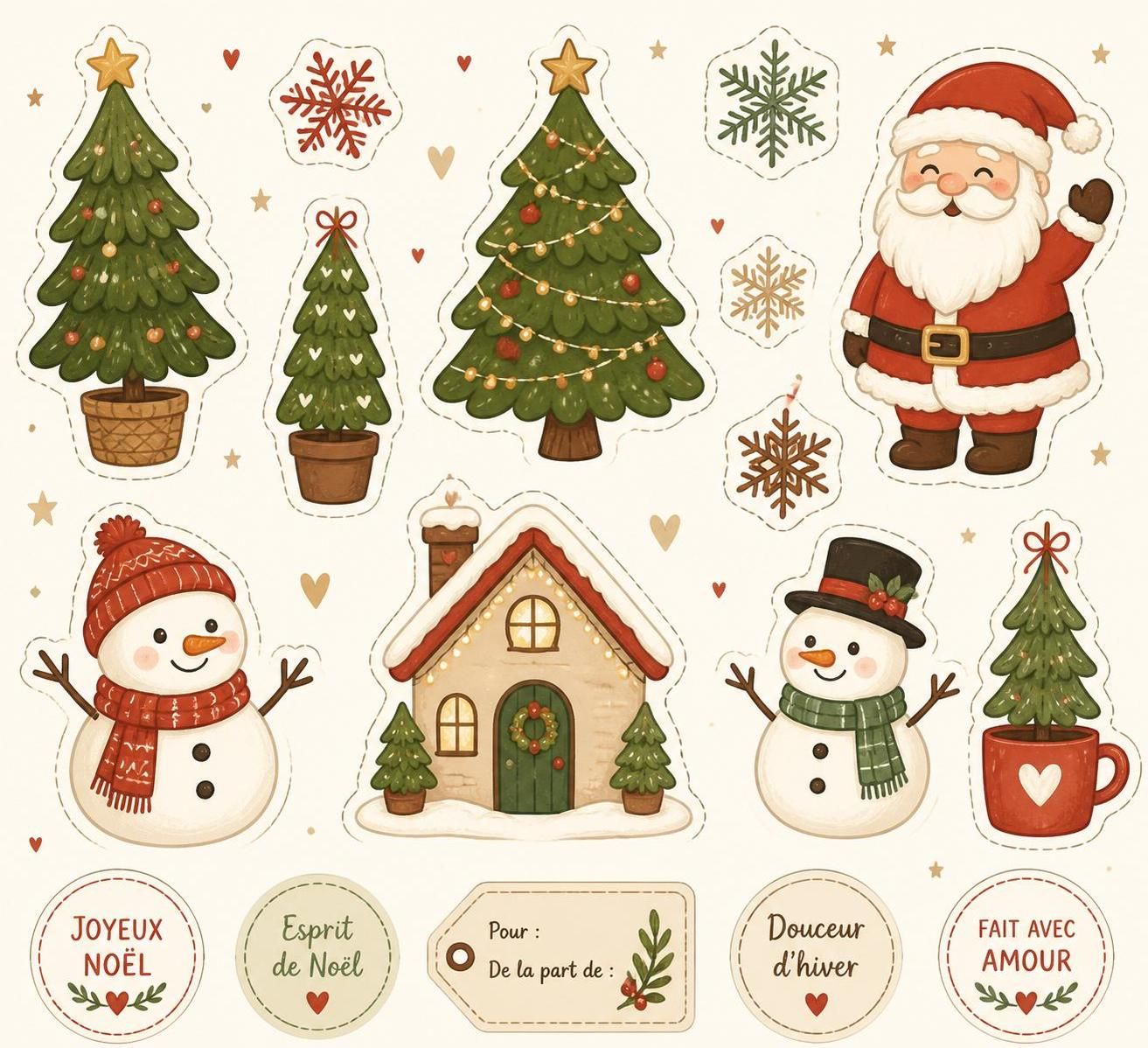 téléchargez et imprimez 10 dessins de noël faciles pour décorer toute la maison avec style et simplicité. idéal pour une ambiance festive et joyeuse !