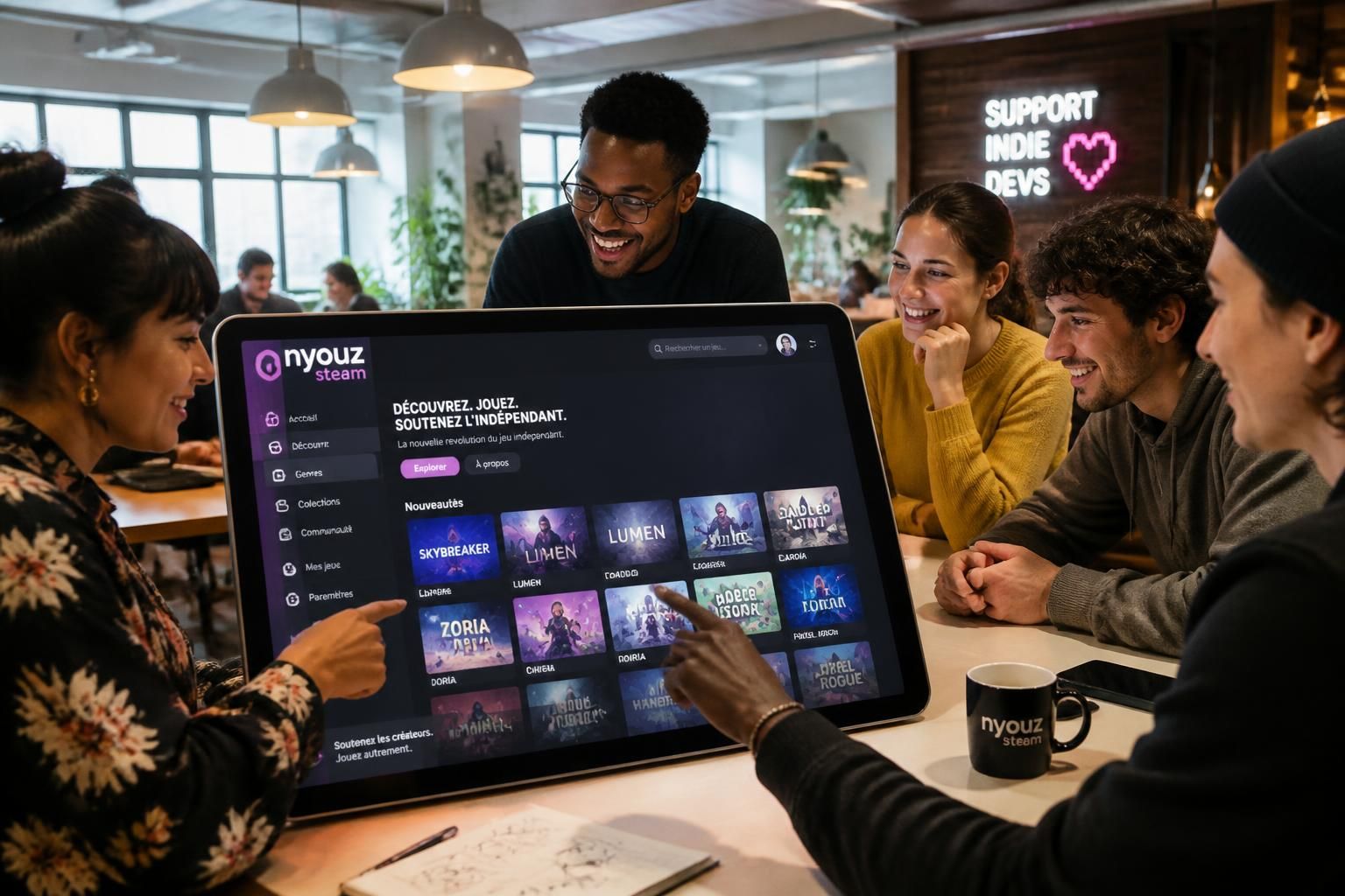 découvrez nyouz steam, la plateforme innovante qui transforme la façon de trouver et soutenir les jeux indépendants. plongez dans un univers unique où créativité et passion se rencontrent.