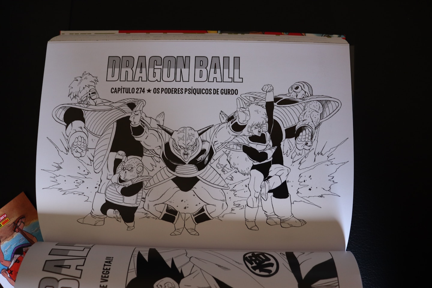 Dragon ball characters in a coloring book