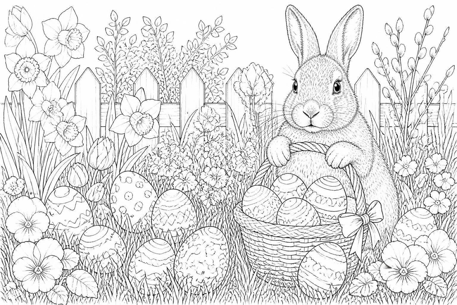 téléchargez et imprimez des coloriages de pâques pour enfants et adultes, avec des dessins amusants et créatifs pour célébrer cette fête printanière.
