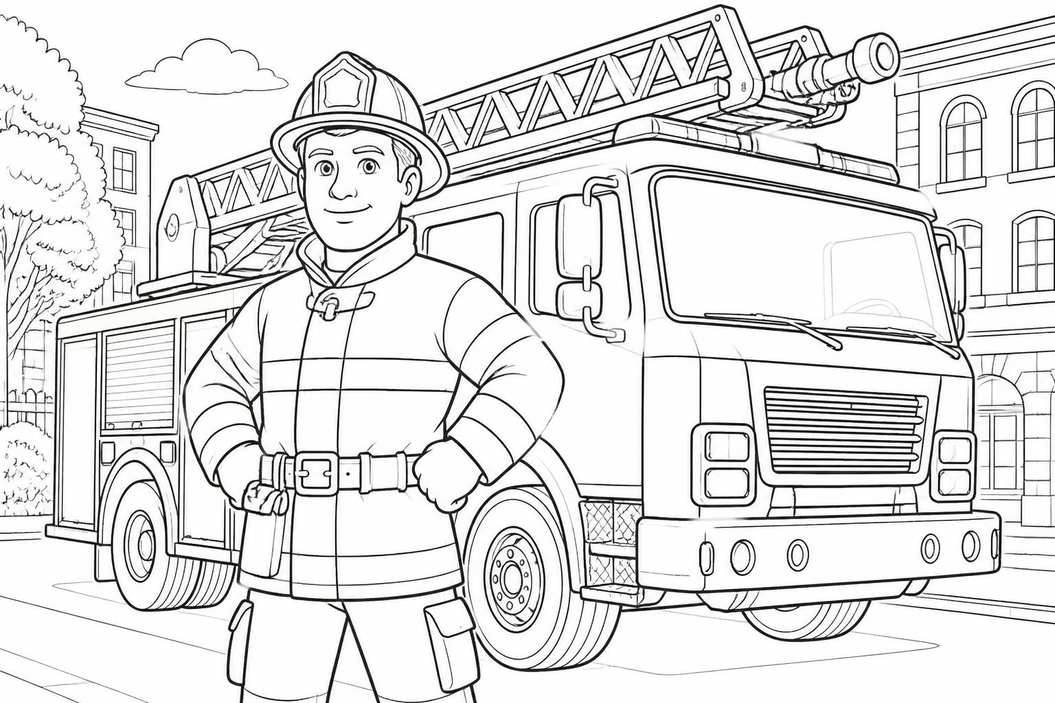téléchargez et imprimez gratuitement des coloriages de pompier sam, parfaits pour les enfants passionnés par les héros courageux.
