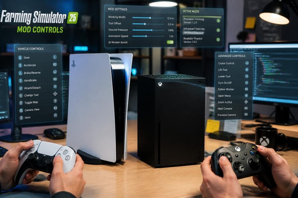 découvrez le guide complet du mod easy development controls fs25 pour ps5 et xbox. apprenez à maîtriser toutes les fonctionnalités et améliorez votre expérience de jeu facilement.
