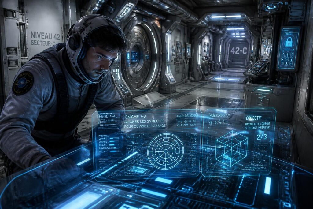 découvrez nos solutions complètes pour escape simulator 2, avec des astuces détaillées pour résoudre tous les puzzles et explorer les niveaux spatiaux avec succès.