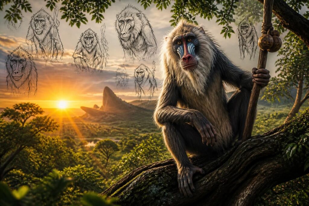 découvrez les citations emblématiques et les dessins inspirants de rafiki, le sage légendaire du film le roi lion.