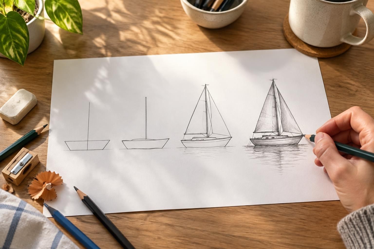 apprenez à dessiner un bateau étape par étape grâce à des conseils simples pour réussir votre illustration, même si vous débutez.